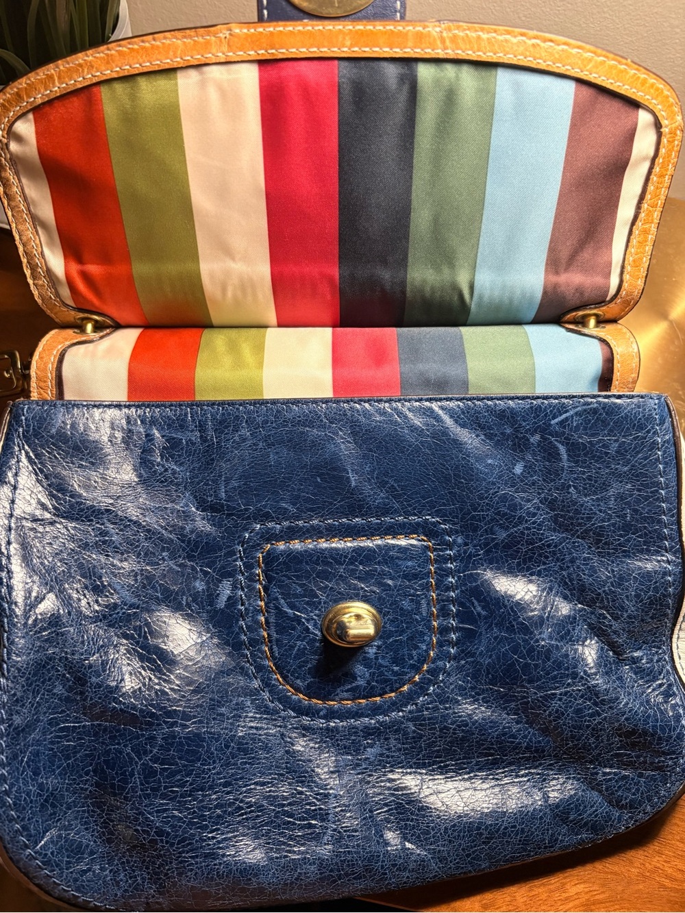 Coach 70th Anniversary Limited Edition Willis Navy and Tan - Shoulder Bag - Picture 7 of 14